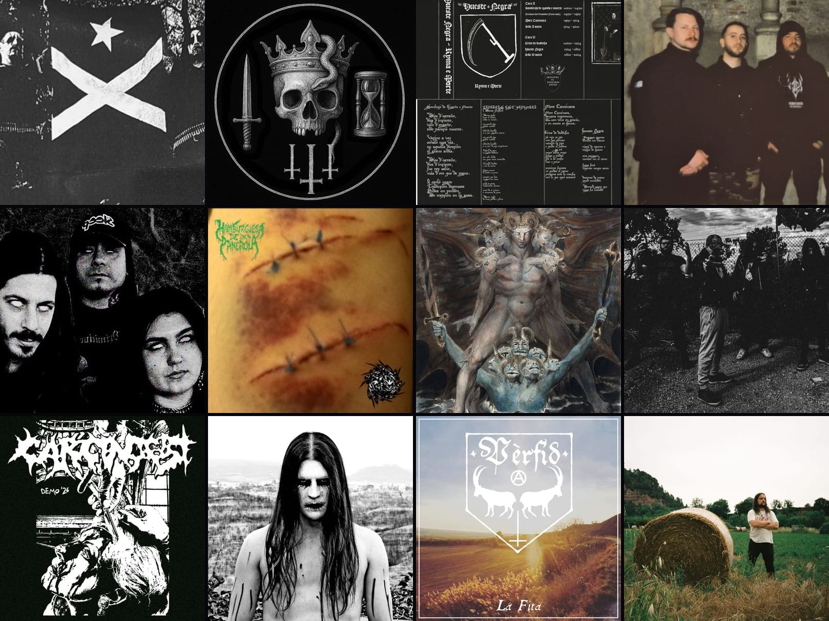 Bandas de metal extremo de Cataluña — nueva generación 2025-2026