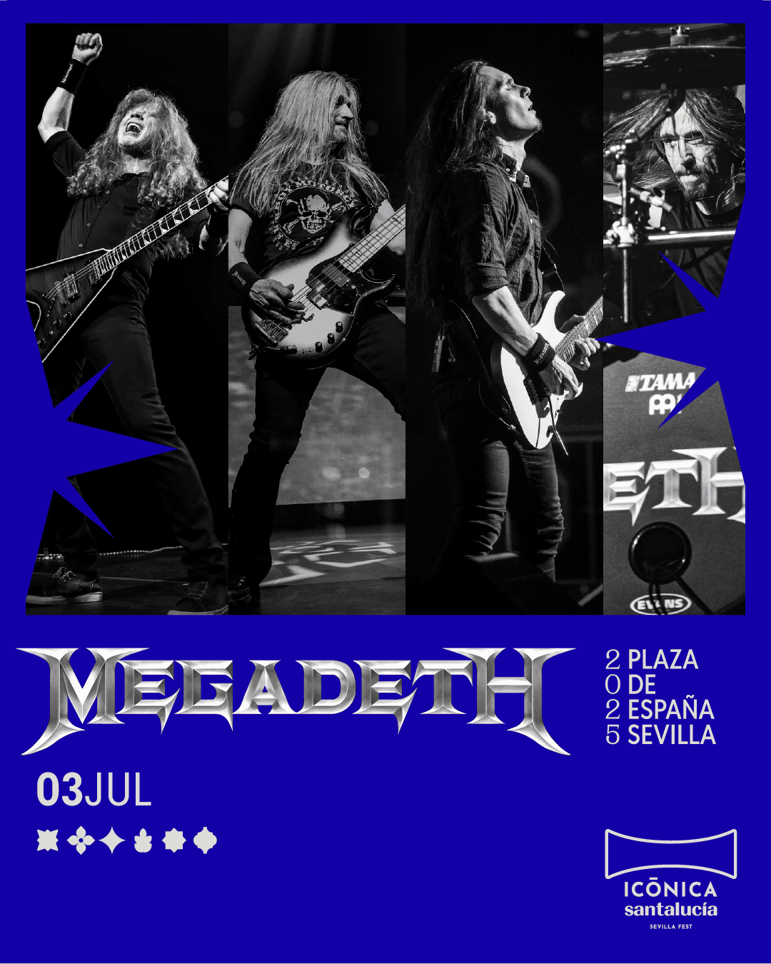 Megadeth sacude Sevilla