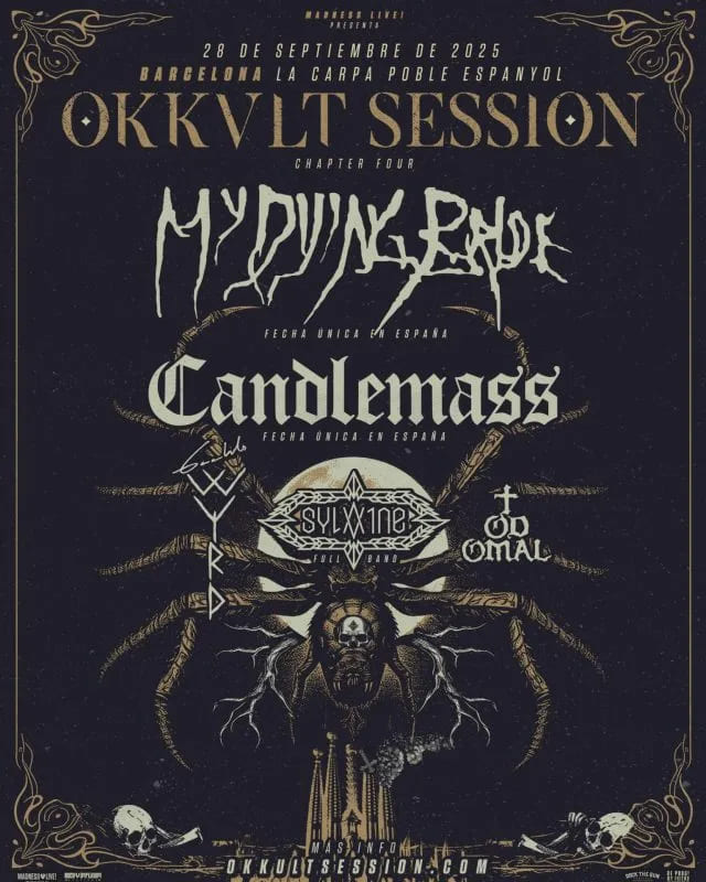 My Dying Bride encabeza la Okkult Session 2025