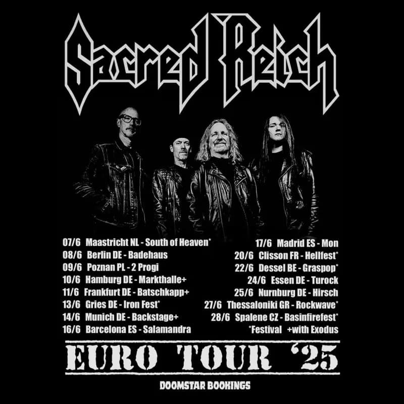 Sacred Reich Euro Tour