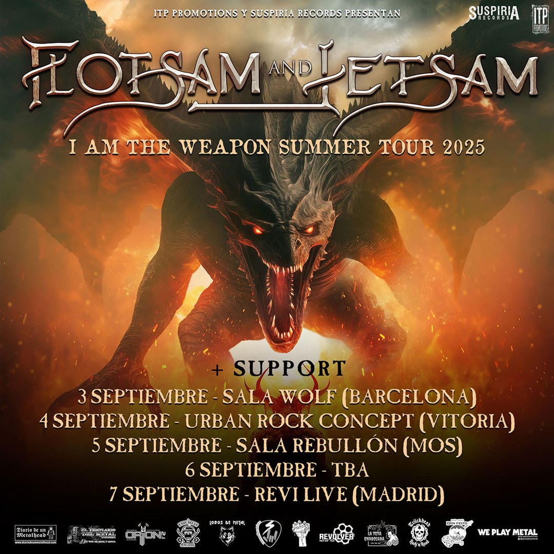 Flotsam and Jetsam celebran 40 años sobre los escenarios con gira por España