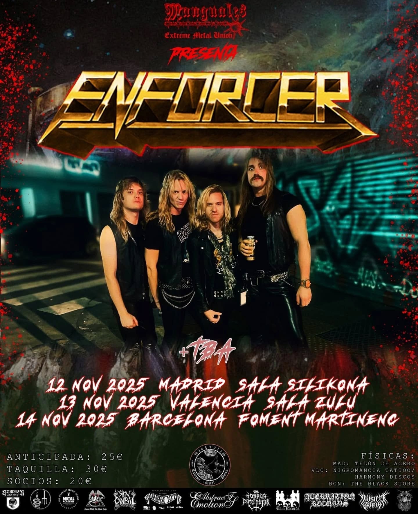 ENFORCER conciertos 2025