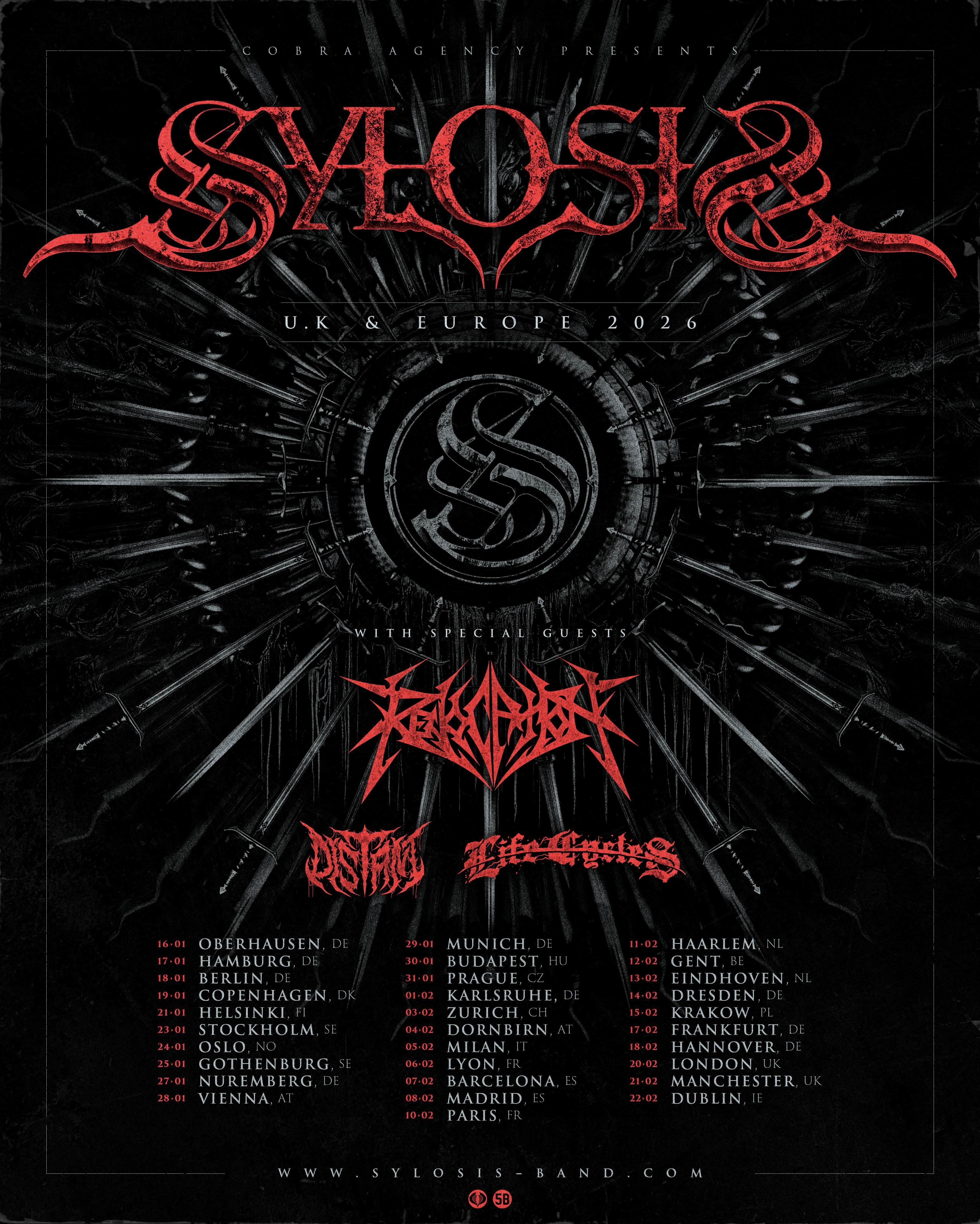 Sylosis y Revocation la gira europea