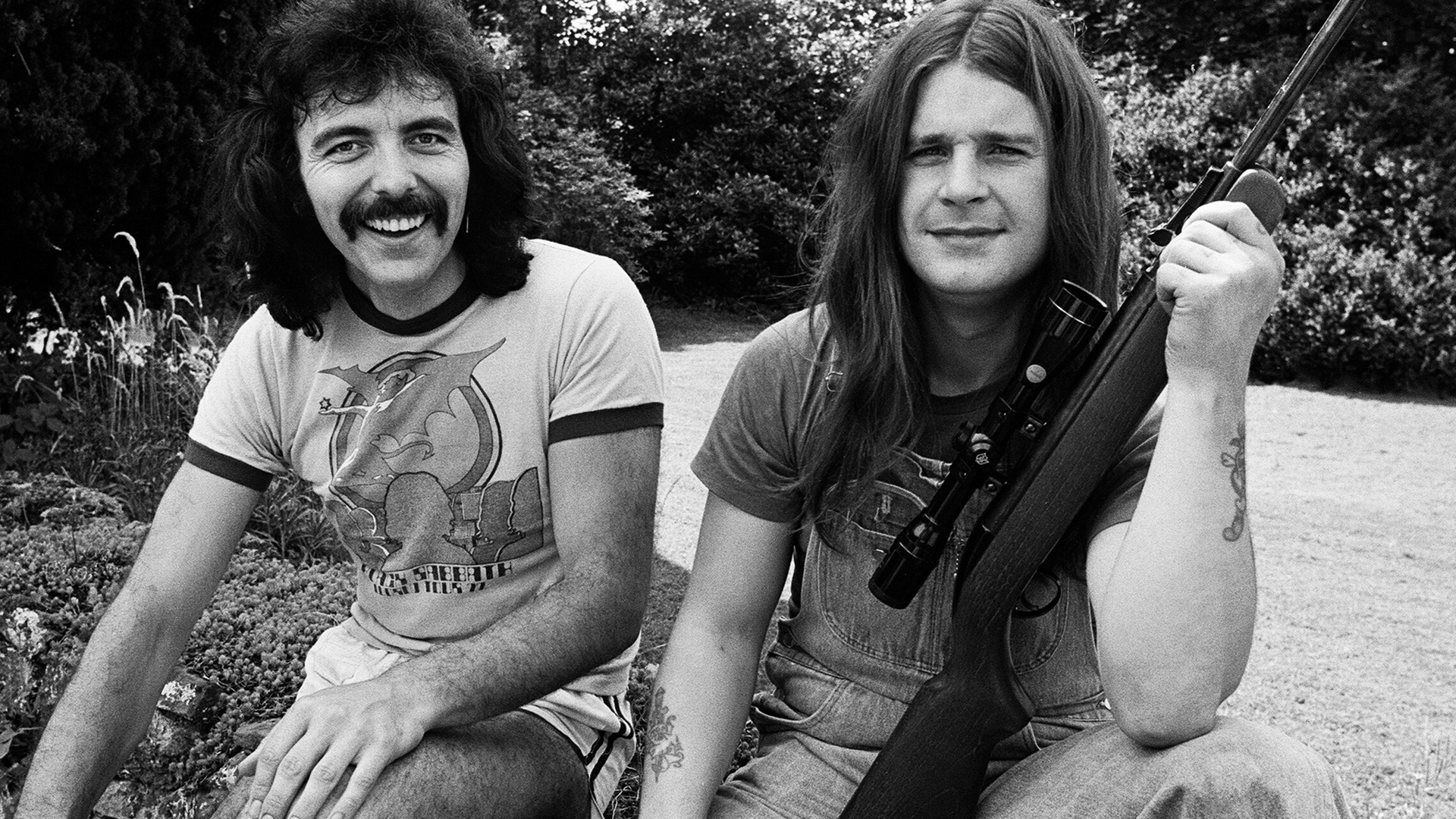 Tommy Iommi y Ozzy en los Rockfield Studios