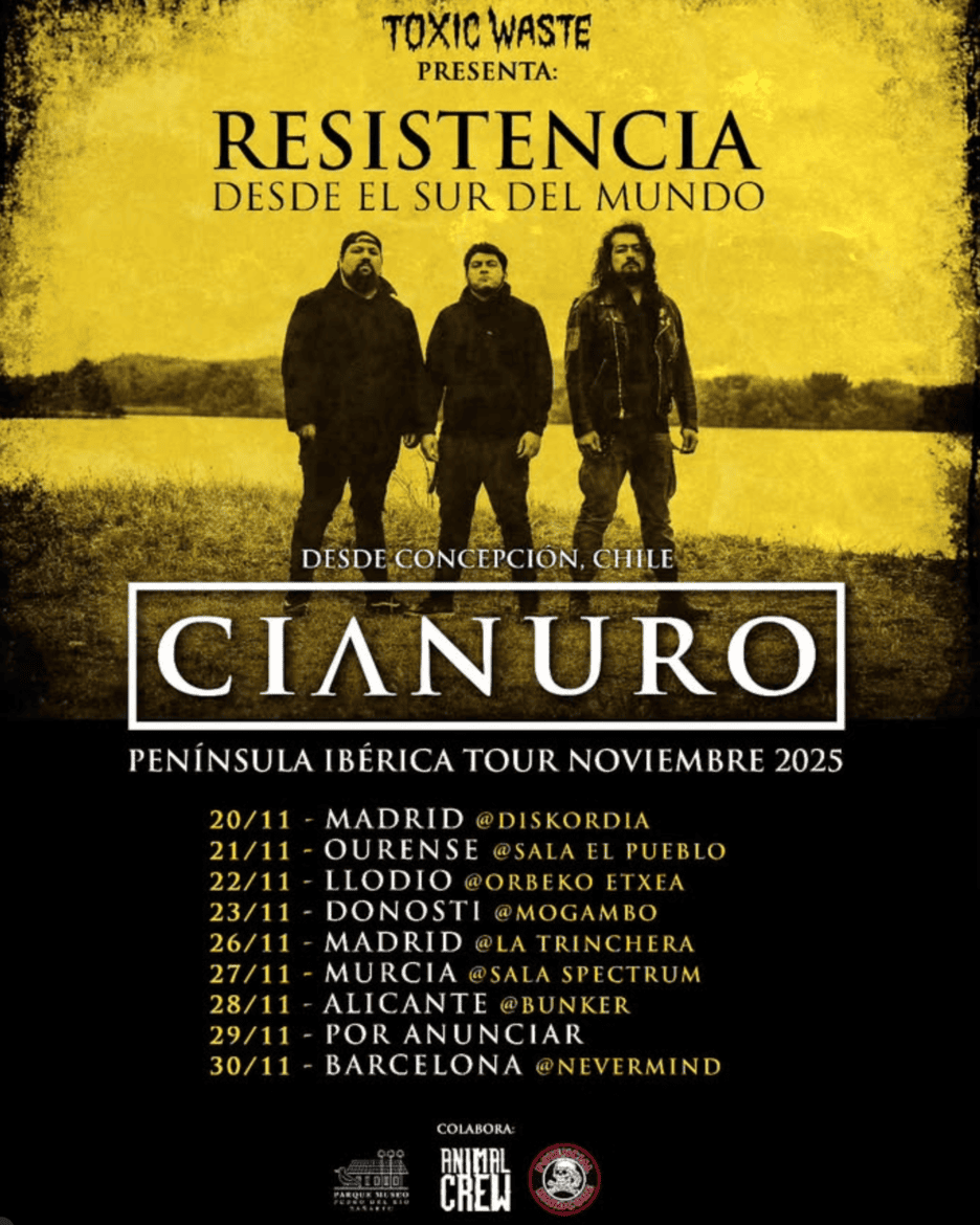 “Cianuro recorrerá la península descargando pura adrenalina metálica”