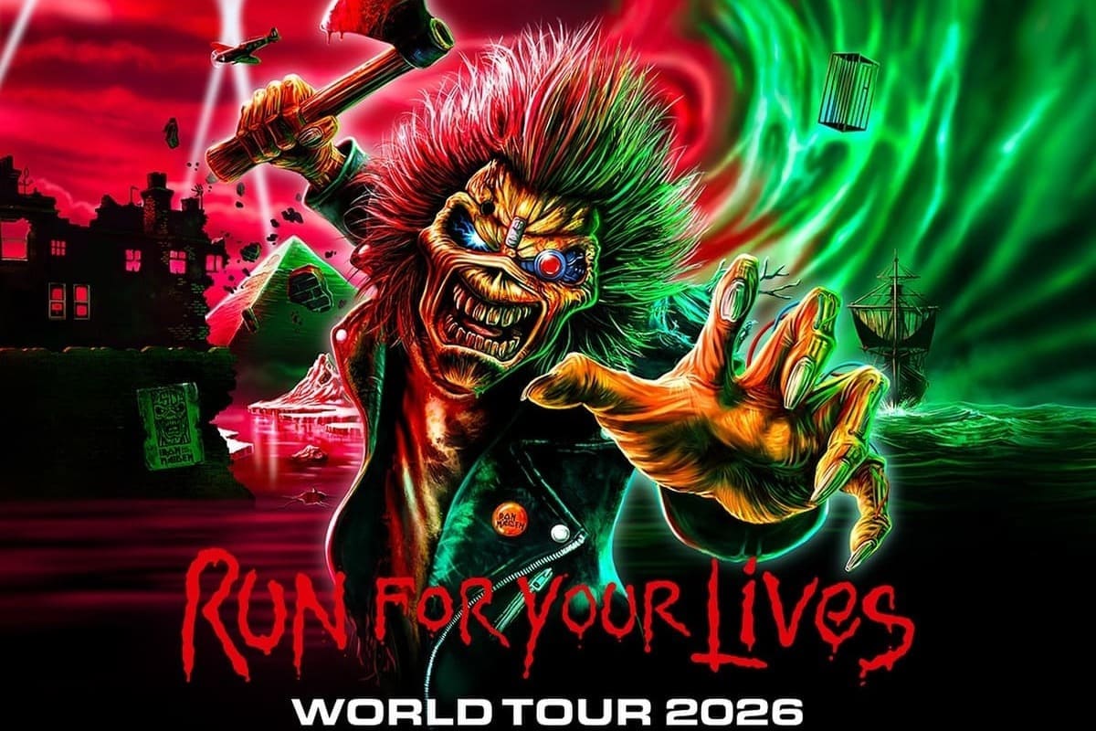 IRON MAIDEN convoca a MEGADETH y ANTHRAX para su gira “Run For Your Lives” 2026
