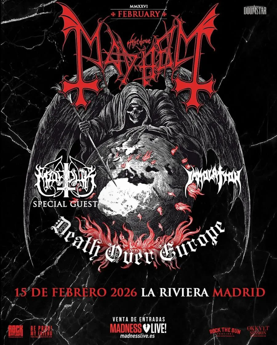 cartel gira mayhem 2026 españa