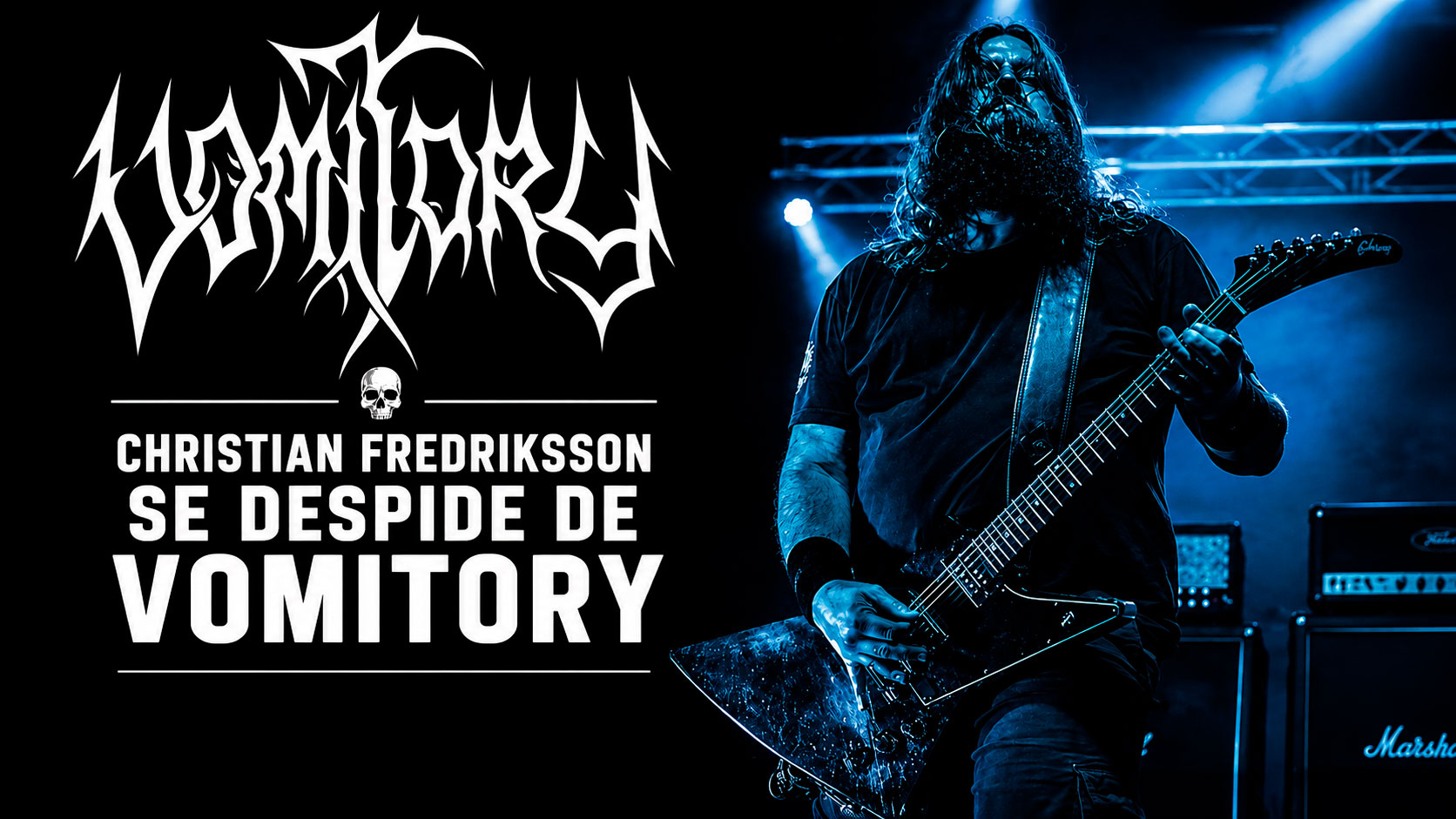 Christian Fredriksson se despide de Vomitory
