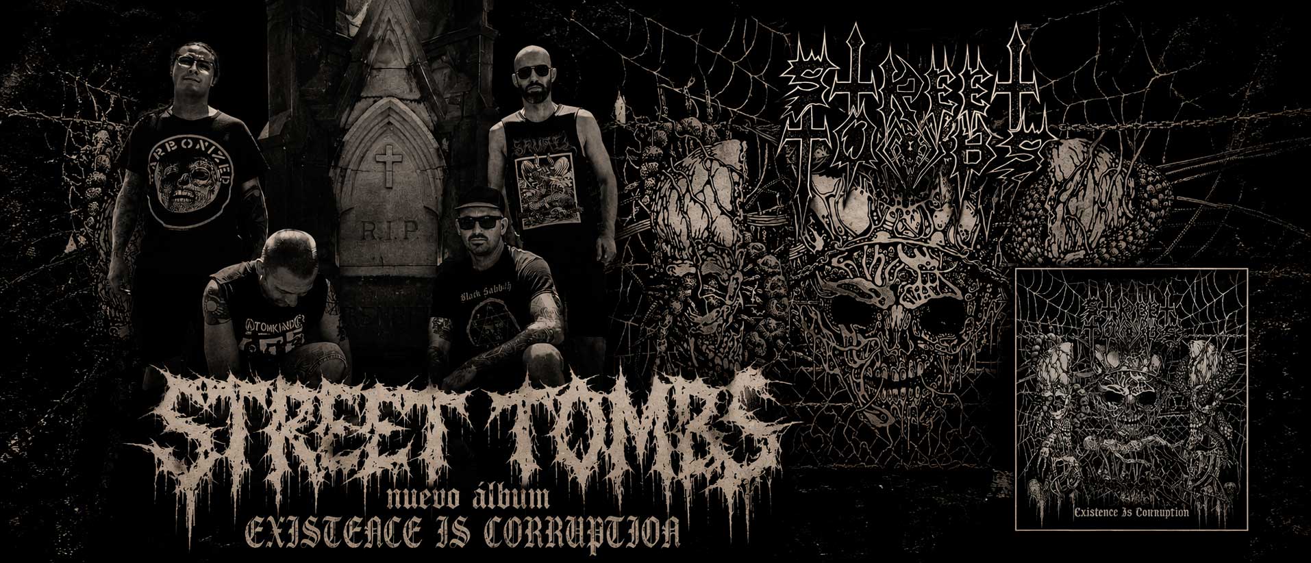Street Tombs despliega su furia en 'Existence is Corruption'